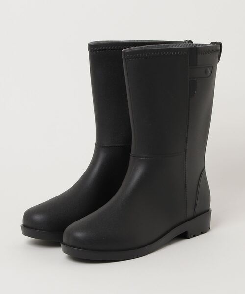 【セール】ストリートファッション Chikashitsu + OaKS チカシツプラスオークス middle rain boots ミドルブーツ レインブーツ 長靴 ヒールブーツ 靴 韓国ファッション 韓国ストリート（レインシューズ）｜Chikashitsu +（チカシツプラス）