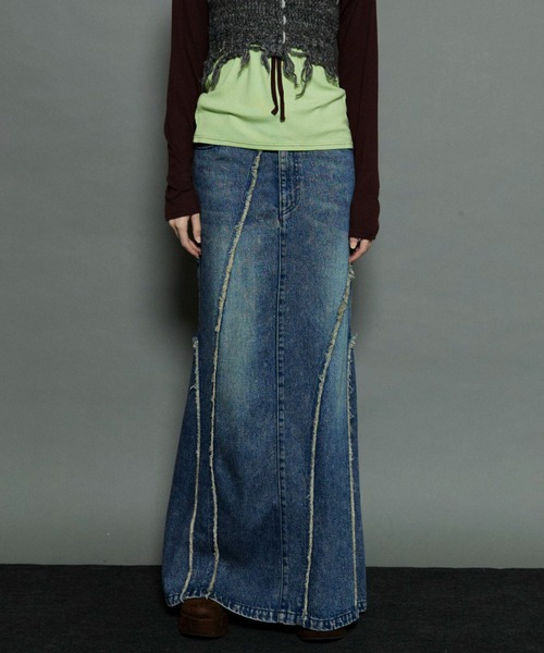 MAISON SPECIAL（メゾンスペシャル）の「Cellulose Denim Maxi