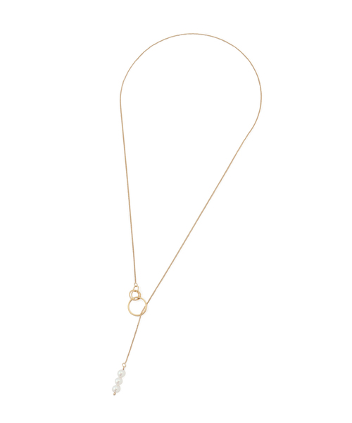 ROPE' PICNIC(ロペピクニック)の「パールライントップラリエットネックレス(ネックレス・レディース・ゴールド/シルバー・FREE)」の3枚目の写真