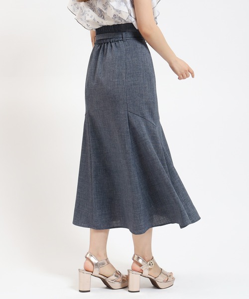 ASTORIA ODIER（アストリアオディール）の「ベルト付きペプラムロングスカート（スカート・レディース・レッド/ライトグレー/チャコールグレー・LARGE/MEDIUM/SMALL）」の21枚目の写真