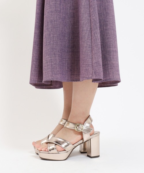 ASTORIA ODIER（アストリアオディール）の「ベルト付きペプラムロングスカート（スカート・レディース・レッド/ライトグレー/チャコールグレー・LARGE/MEDIUM/SMALL）」の15枚目の写真