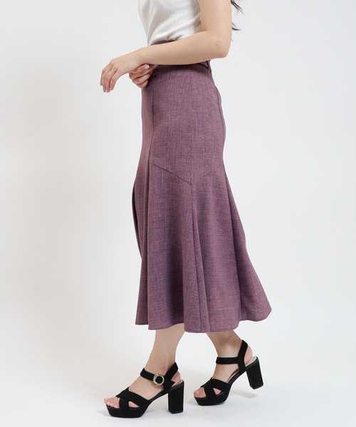 ASTORIA ODIER（アストリアオディール）の「ベルト付きペプラムロングスカート（スカート・レディース・レッド/ライトグレー/チャコールグレー・LARGE/MEDIUM/SMALL）」の22枚目の写真