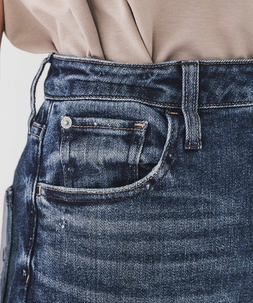 UNTITLED（アンタイトル）の「◆【Healthy DENIM】 Pink Pepper（ピンクペッパー）ワイドストレートデニム（デニムパンツ・レディース・ブルー系その他/ブラック・02/01/00/03）」の6枚目の写真