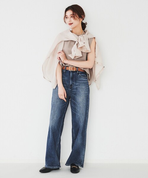 ✨美品✨ヘルシーデニム ピンクペッパー ストレート デニム パンツ 25 ワイド Healthy denim ジーンズ デニム デニムパンツ 「Healthy DENIM