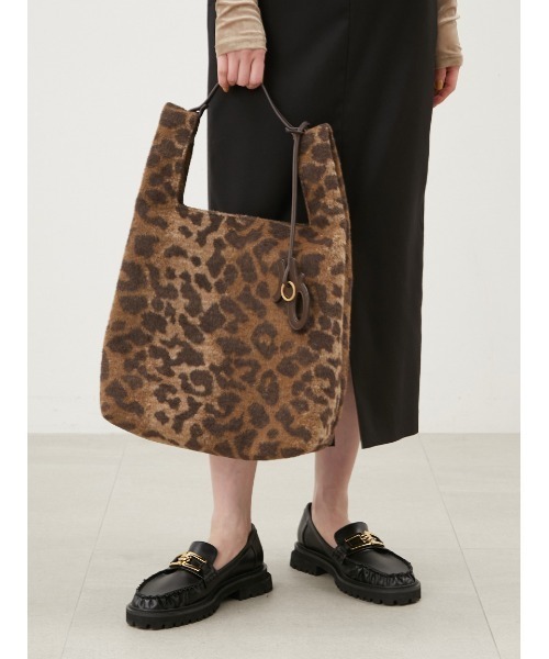 Mila Owen（ミラオーウェン）の「チャーム付きショッパートートバッグ（ショルダーバッグ・レディース・チェック/レオパード・FREE）」の16枚目の写真