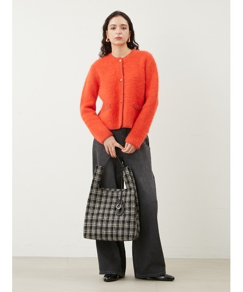 Mila Owen（ミラオーウェン）の「チャーム付きショッパートートバッグ（ショルダーバッグ・レディース・チェック/レオパード・FREE）」の19枚目の写真