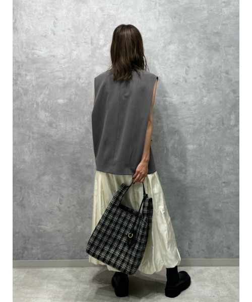 Mila Owen（ミラオーウェン）の「チャーム付きショッパートートバッグ（ショルダーバッグ・レディース・チェック/レオパード・FREE）」の5枚目の写真