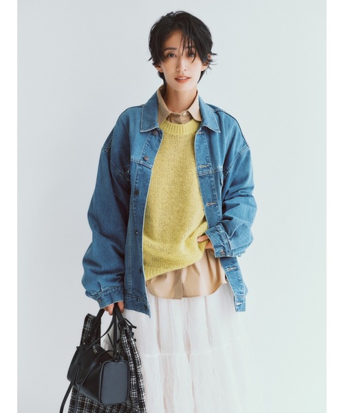 Mila Owen キャンバストートバッグ　チャーム付き Mila Owen（ミラオーウェン）の「チャーム付きショッパートート
