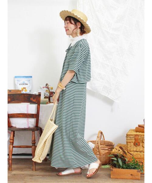 Samansa Mos2(サマンサ モスモス)の「◎ボレロ付キャミワンピース(ワンピース・レディース・ブラック/グリーン/ネイビー・F)」の9枚目の写真