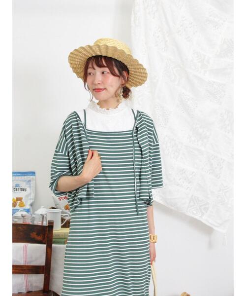 Samansa Mos2(サマンサ モスモス)の「◎ボレロ付キャミワンピース(ワンピース・レディース・ブラック/グリーン/ネイビー・F)」の5枚目の写真