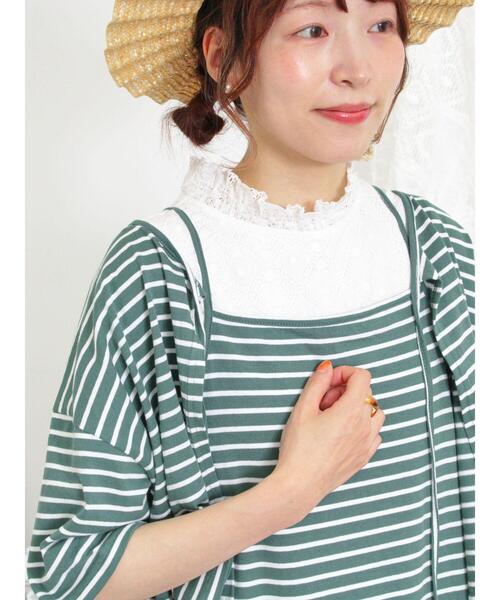 Samansa Mos2(サマンサ モスモス)の「◎ボレロ付キャミワンピース(ワンピース・レディース・ブラック/グリーン/ネイビー・F)」の12枚目の写真