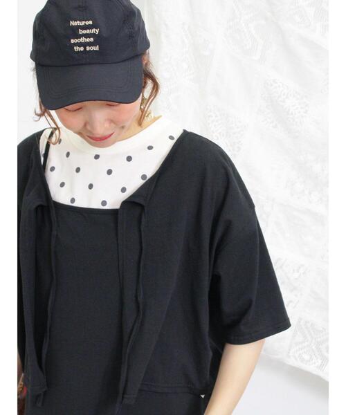 Samansa Mos2(サマンサ モスモス)の「◎ボレロ付キャミワンピース(ワンピース・レディース・ブラック/グリーン/ネイビー・F)」の14枚目の写真