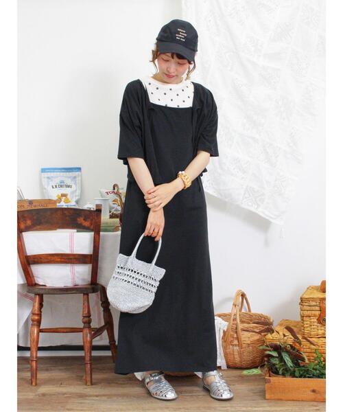 Samansa Mos2(サマンサ モスモス)の「◎ボレロ付キャミワンピース(ワンピース・レディース・ブラック/グリーン/ネイビー・F)」の16枚目の写真