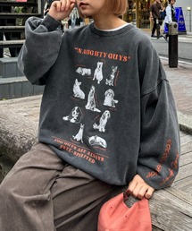 SOUNDSGOOOOD | 【SOUNDS GOOOOD / サウンズグッド】プリント刺繍ヴィンテージスウェット(スウェット)