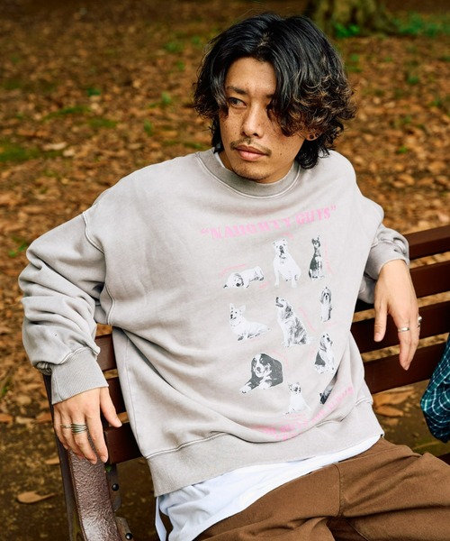 トレーナー スウェット 「SOUNDS GOOOOD」プリント刺繍ヴィンテージスウェット レディース メンズ SOUNDSGOOOOD（サウンズグッド）の「【SOUNDS GOOOOD / サウンズ