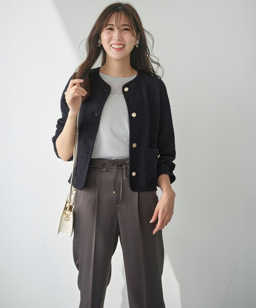 ANY SIS（エニィスィス）の「【洗える】シアーラメ インナー（Tシャツ/カットソー・レディース・ゴールド系/シルバー系・2）」の4枚目の写真