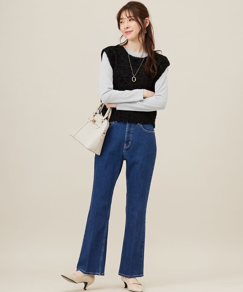 ANY SIS（エニィスィス）の「【洗える】シアーラメ インナー（Tシャツ/カットソー・レディース・ゴールド系/シルバー系・2）」の5枚目の写真