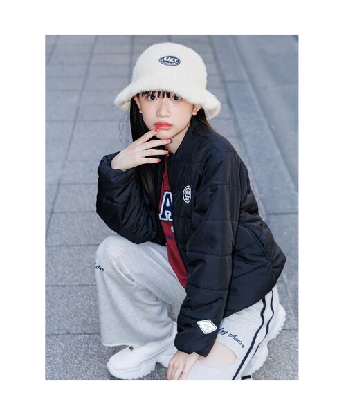 algy（アルジー）の「シャギーバケハ（ハット・キッズ・ブラウン/アイボリー・MEDIUM/SMALL）」の5枚目の写真