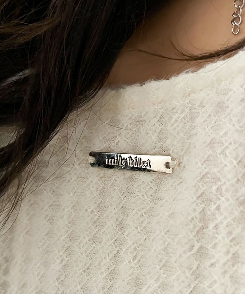 mily bilet(ミウィビレット)の「【mily bilet】高見えロゴプレートがキラリ。前後2WAYリボンデザインニットカーディガン(カーディガン/ボレロ・レディース・レッド/アイボリー/ブラック/チャコールグレー/スモークピンク/ライトブルー・X-LARGE/SMALL/MEDIUM/LARGE)」の18枚目の写真