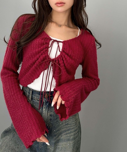 セール】【mily bilet】高見えロゴプレートがキラリ。前後2WAYリボン