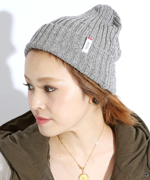 Nine Tailor（ナインテイラー）の「【Nine Tailor】ナインテーラーnep watch（ニットキャップ/ビーニー・メンズ・グレー系その他/オレンジ系その他・FREE）」の2枚目の写真