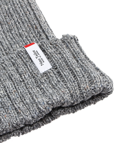 Nine Tailor（ナインテイラー）の「【Nine Tailor】ナインテーラーnep watch（ニットキャップ/ビーニー・メンズ・グレー系その他/オレンジ系その他・FREE）」の5枚目の写真