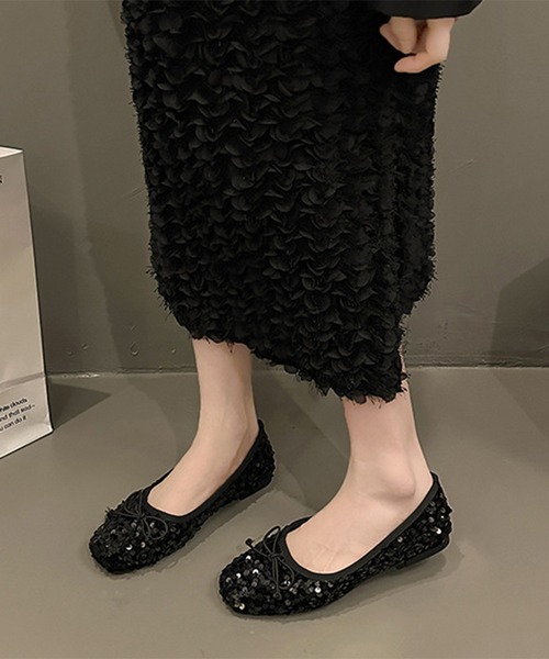 Revo.（レボ）の「スパンコール バレエシューズ フラット（バレエシューズ・レディース・ブラック/シルバー・M/L）」の11枚目の写真