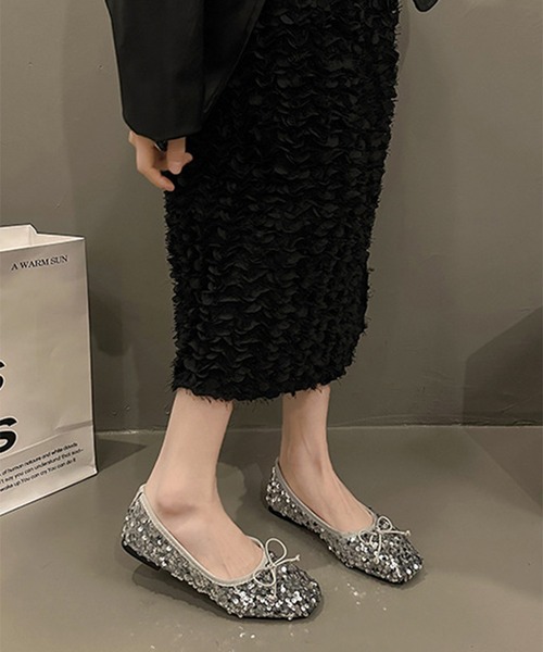 Revo.（レボ）の「スパンコール バレエシューズ フラット（バレエシューズ・レディース・ブラック/シルバー・M/L）」の19枚目の写真