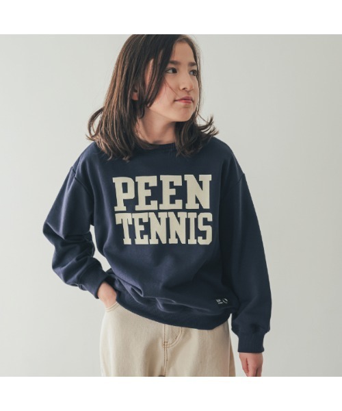 ZERO standerd(ゼロスタンダード)の「ゼロスタンダード PEEN TENNISトレーナー(スウェット・キッズ・ブラック/レッド/ネイビー・100cm/110cm/120cm/130cm/140cm/150cm/160cm)」の3枚目の写真