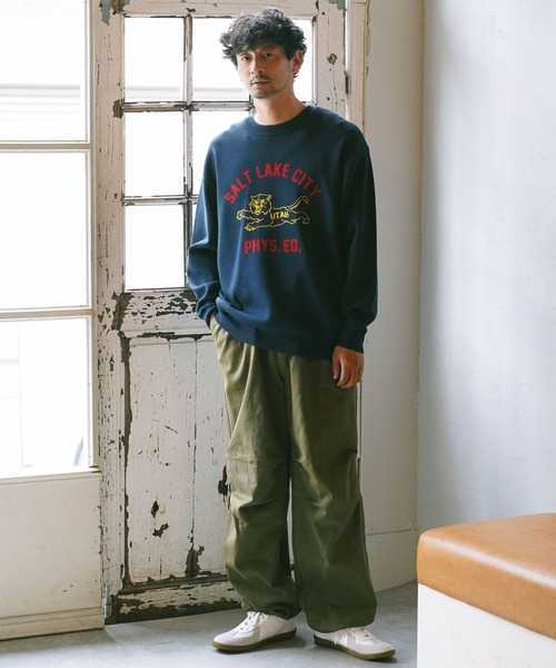 BAYFLOW（ベイフロー）の「カツラギパラシュートパンツ（その他パンツ・メンズ・ライトブルー/カーキ/ブラック・LARGE/MEDIUM）」の22枚目の写真