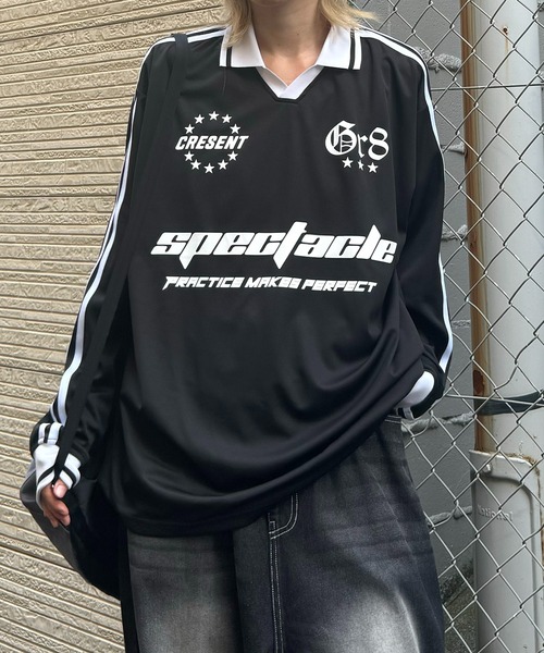 ILL'S】ブロークコア 襟付きサッカーユニフォーム ロンT 24AW（T