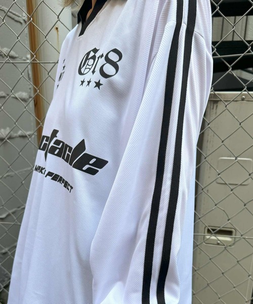 ILL'S】ブロークコア 襟付きサッカーユニフォーム ロンT 24AW（T