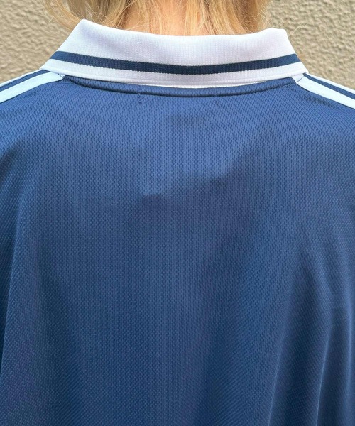 ILL'S(イルズ)の「【ILL'S】ブロークコア 襟付きサッカーユニフォーム ロンT(Tシャツ/カットソー・メンズ・ホワイト/ネイビー/ブラック/ワイン・M/L)」の16枚目の写真