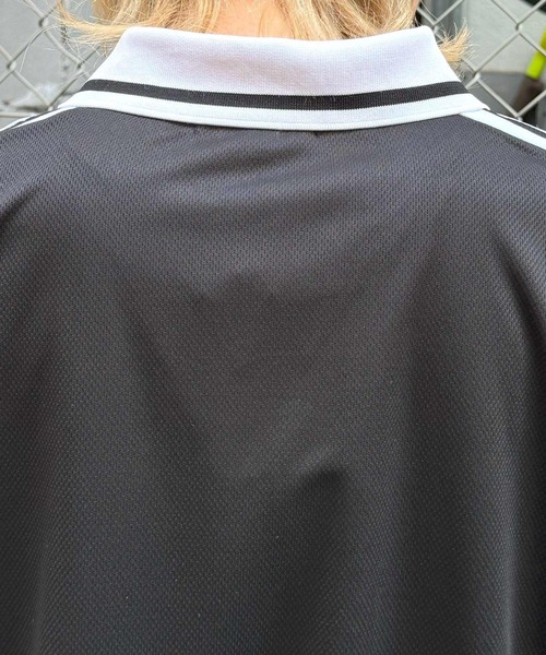 ILL'S(イルズ)の「【ILL'S】ブロークコア 襟付きサッカーユニフォーム ロンT(Tシャツ/カットソー・メンズ・ホワイト/ネイビー/ブラック/ワイン・M/L)」の19枚目の写真