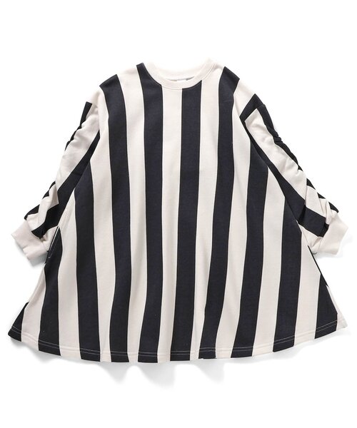 BREEZE(ブリーズ)の「【リンク】4色4柄ワンピース(ワンピース・キッズ・サックスブルー/オレンジ/ブラック/グレー・120/110/140/130/100/90/80)」の2枚目の写真