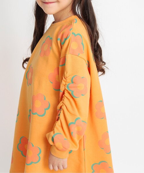 BREEZE(ブリーズ)の「【リンク】4色4柄ワンピース(ワンピース・キッズ・サックスブルー/オレンジ/ブラック/グレー・120/110/140/130/100/90/80)」の12枚目の写真