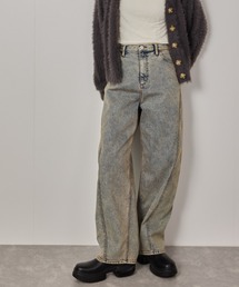 NERGY | 【保湿加工＆ストレッチ】カーブワイドデニム(デニムパンツ)