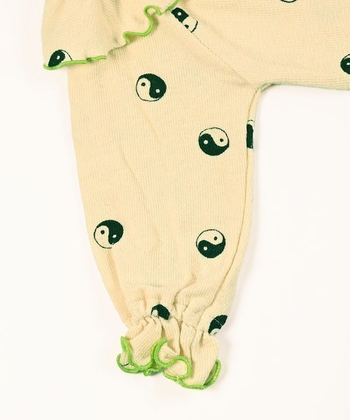 HOGAN RANCH WEAR（ホーガンランチウエア）の「パイルビッグカラーボディシャツ（ロンパース・キッズ・オフホワイト/ライトブルー/レッド/グリーン/ピンク/ミント・70/80）」の8枚目の写真