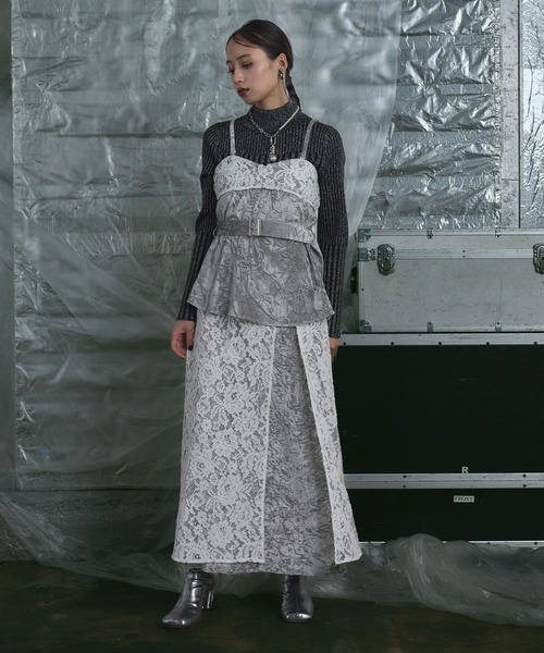 新品未使用　HARE ベロアレースビスチェ HARE（ハレ）の「ベロア＊レースビスチェ(HARE)（ベスト）」 - WEAR