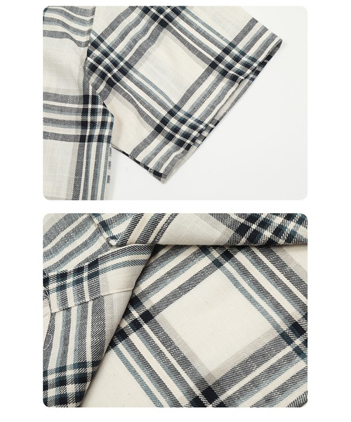 GENXDER(ノンジェンダー)の「【GENXDER】コットンワイドチェックシャツ (SS)(シャツ/ブラウス・メンズ・その他・LARGE/X-LARGE/XX-LARGE)」の6枚目の写真