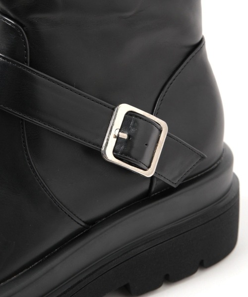 LAKOLE（ラコレ）の「ショートエンジニアブーツ / 138945（ブーツ・レディース・ブラック/ブラウン・LARGE/MEDIUM）」の10枚目の写真