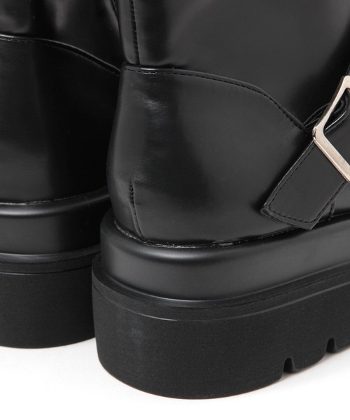 LAKOLE（ラコレ）の「ショートエンジニアブーツ / 138945（ブーツ・レディース・ブラック/ブラウン・LARGE/MEDIUM）」の11枚目の写真