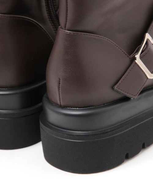 LAKOLE（ラコレ）の「ショートエンジニアブーツ / 138945（ブーツ・レディース・ブラック/ブラウン・LARGE/MEDIUM）」の16枚目の写真