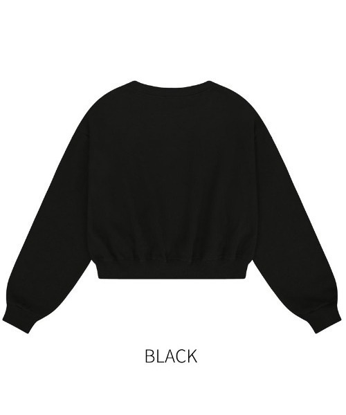 トレーナー スウェット A'GEM/9 × .kom 「ACOVER/オコボ」 Two Hert Silver Ring Crop Sweats sh A'GEM/9 × .kom 『ACOVER/オコボ』 Two Hert Silver Ring Crop