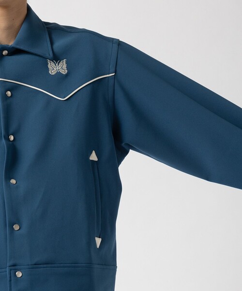 Needles Piping Cowboy Jac-PE/PU Sサイズ　ブルー Needles（ニードルス）の「【Needles/ニードルズ】Piping Cowboy Jac