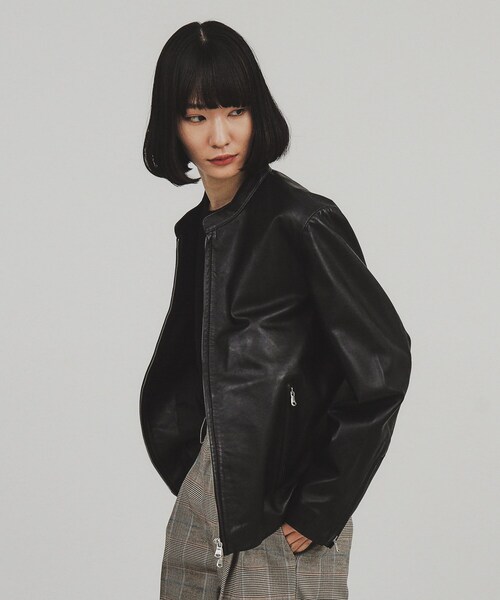 TKタケオキクチ ラムレザーシングルライダース 【公式通販】