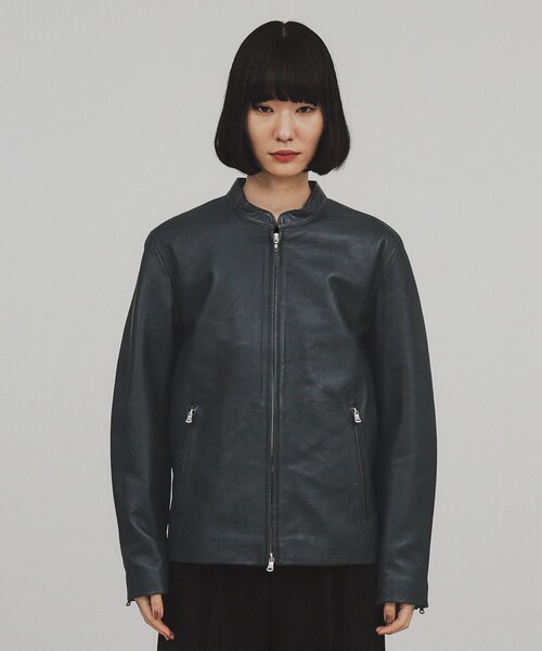 セール】ラムレザーシングルライダースジャケット（ライダース
