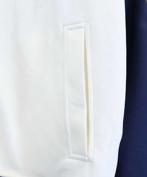 raglan sleeves embroidery side line track jacket/ラグランスリーブ ワンポイント刺繍 サイドライン トラックジャケット（ジャージ）｜Ritzy（リッツィー）