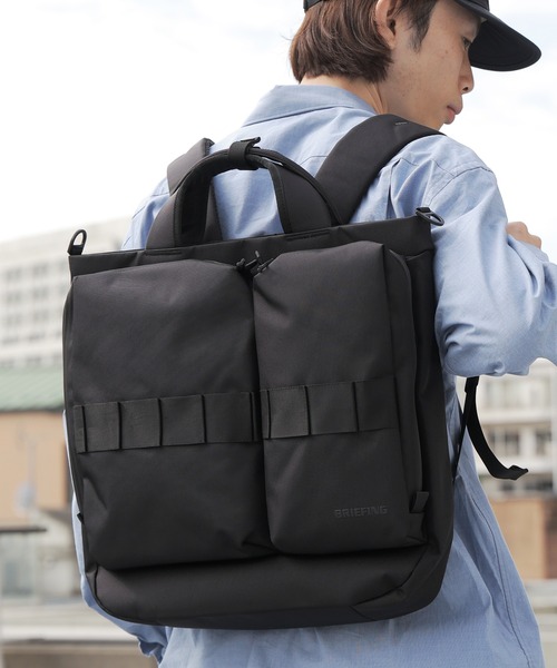 BRIEFING（ブリーフィング）の「BRIEFING/ブリーフィング SW FLYERS HELMET BAG ヘルメットバック（ショルダーバッグ・メンズ・ブラック・FREE）」の2枚目の写真