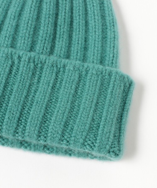 fennica（フェニカ）の「cableami / CASHMERE RIB W/CAP カシミアワッチキャップ（ニットキャップ/ビーニー・レディース・ロイヤルブルー/オリーブ/グレー・ONE SIZE）」の5枚目の写真